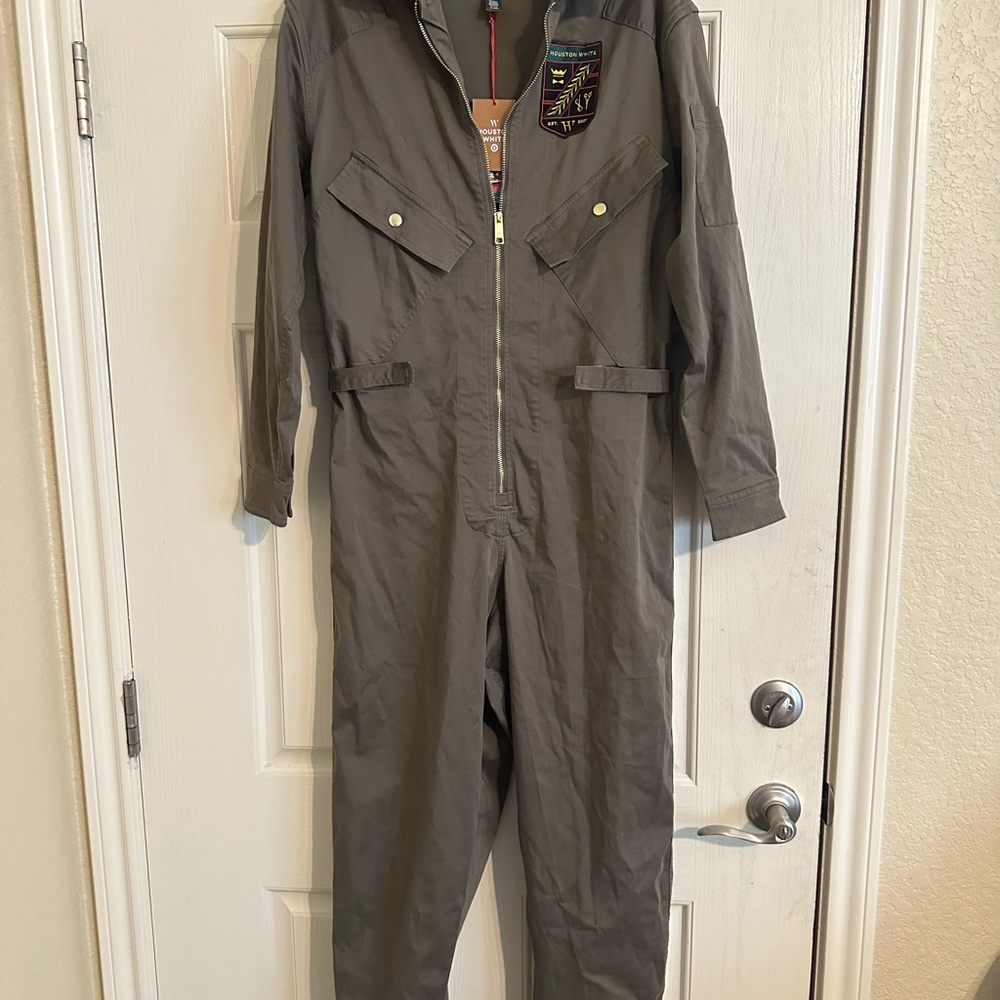Army Green Flight Suit Jumpsuit